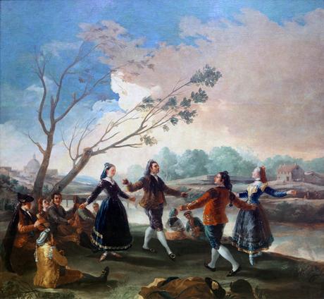 Francisco de Goya: Baile a orillas del Manzanares - PINTORES ARAGONESES