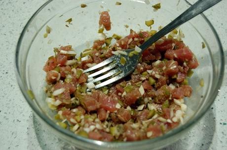 Tartar de atún rojo, receta fácil y deliciosa