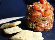 Tartar salmón, receta fácil sana