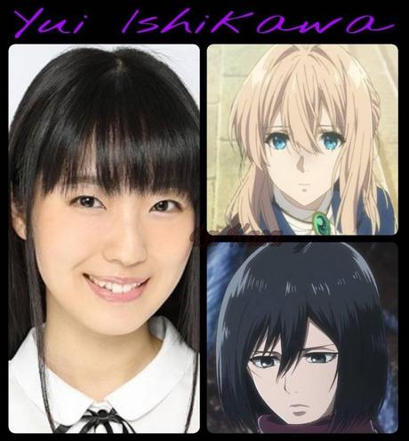 Actriz de voz ''Yui Ishikawa'', (Mikasa, Violet) se queja a las autoridades de constantes amenazas