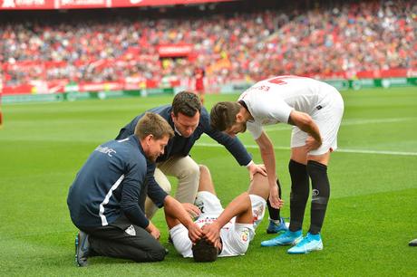 Posible plaga de lesiones en el Sevilla FC cuando se reanude el fútbol