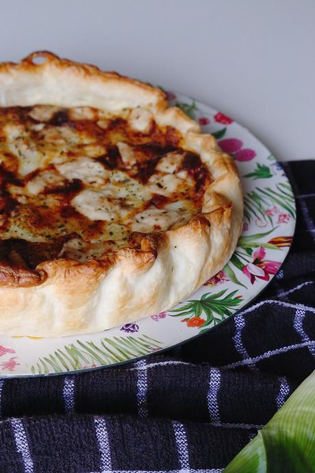 PASTEL DE  PUERRO, PATATAS Y SETAS