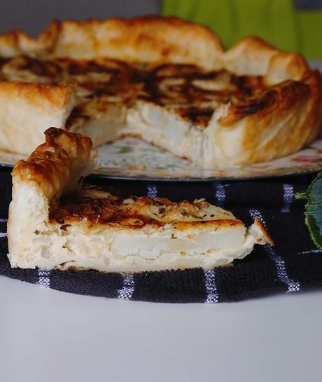 PASTEL DE PUERRO, PATATAS Y SETAS PASTEL DE PUERRO, PATATAS Y SETAS