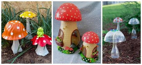 Haz hermosos hongos decorativos usando botellas recicladas Haz hermosos hongos decorativos usando botellas recicladas