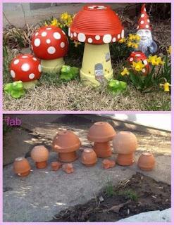 Haz hermosos hongos decorativos usando botellas recicladas Haz hermosos hongos decorativos usando botellas recicladas