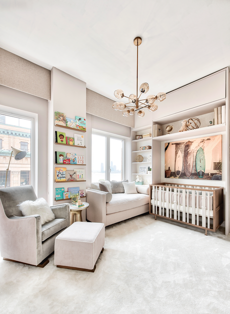 Decoración para una habitación de bebé.