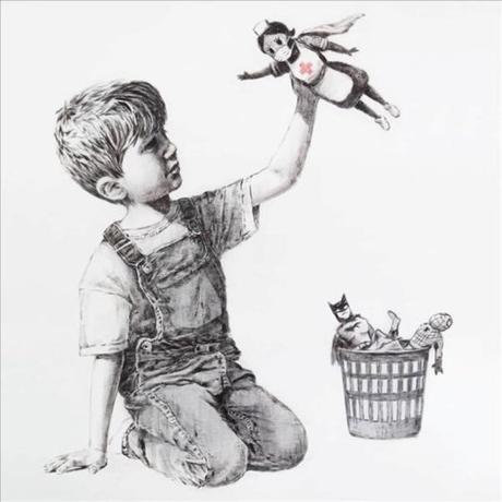 LA OBRA DE BANKSY SEÑALA A LOS SUPERHÉROES EN LA LUCHA CONTRA EL CORONAVIRUS LA OBRA DE BANKSY SEÑALA A LOS SUPERHÉROES EN LA LUCHA CONTRA EL CORONAVIRUS