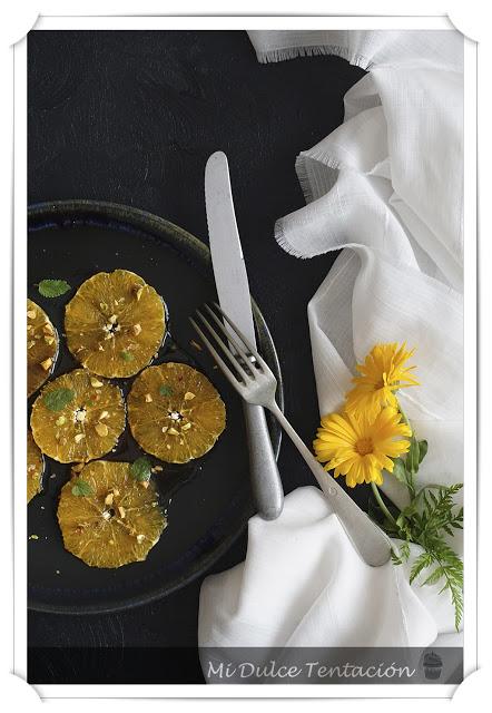 Carpaccio de Naranjas con Canela y Pistachos Carpaccio de Naranjas con Canela y Pistachos