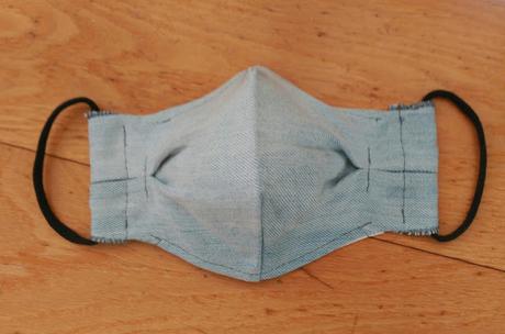 Mascarilla de tela con bolsillo para filtro