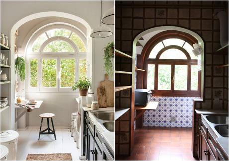El antes y después de una cocina reformada tan solo con pintura