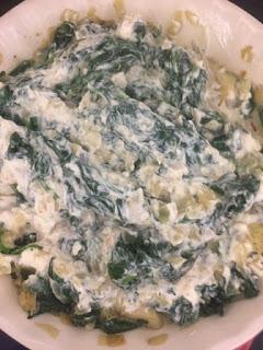 CRUMBLE DE ESPINACAS Y RICOTTA