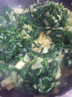 CRUMBLE DE ESPINACAS Y RICOTTA