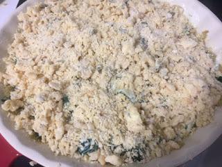 CRUMBLE DE ESPINACAS Y RICOTTA