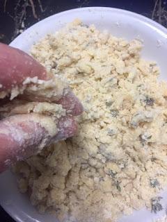 CRUMBLE DE ESPINACAS Y RICOTTA