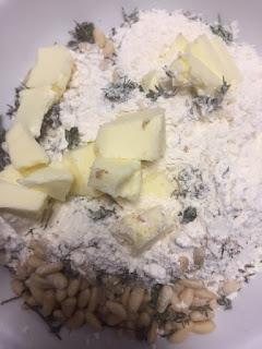 CRUMBLE DE ESPINACAS Y RICOTTA