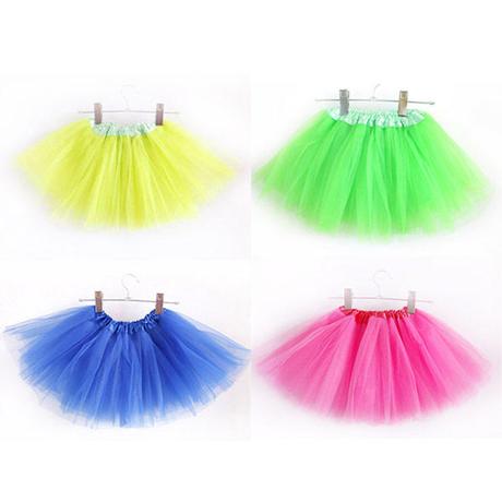 Falda Tul Colores Nina