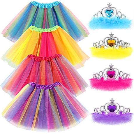 Falda Tul Colores Nina