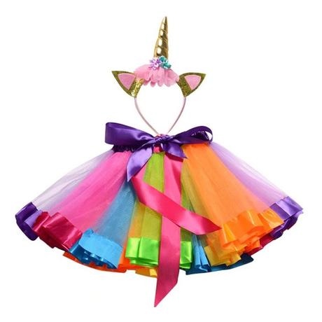 Falda Tul Colores Nina