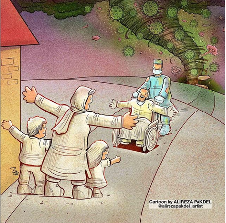 La crisis del coronavirus y el trabajo de los sanitarios (VI) by @alirezapakdel60