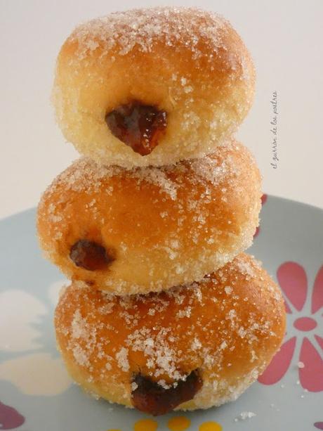 Donuts rellenos al horno Donuts rellenos al horno