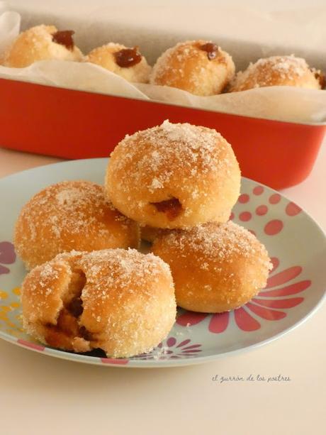 Donuts rellenos al horno Donuts rellenos al horno