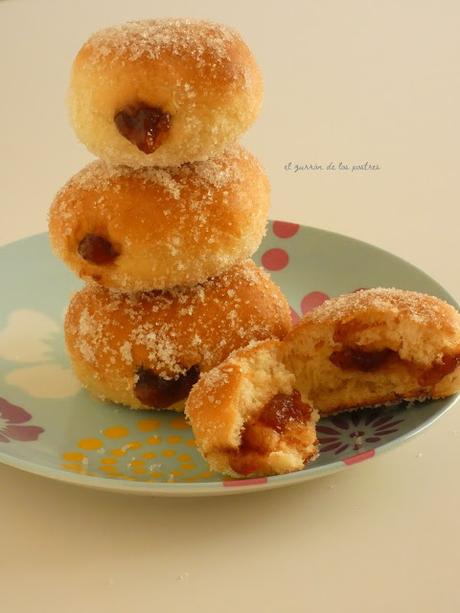 Donuts rellenos al horno Donuts rellenos al horno