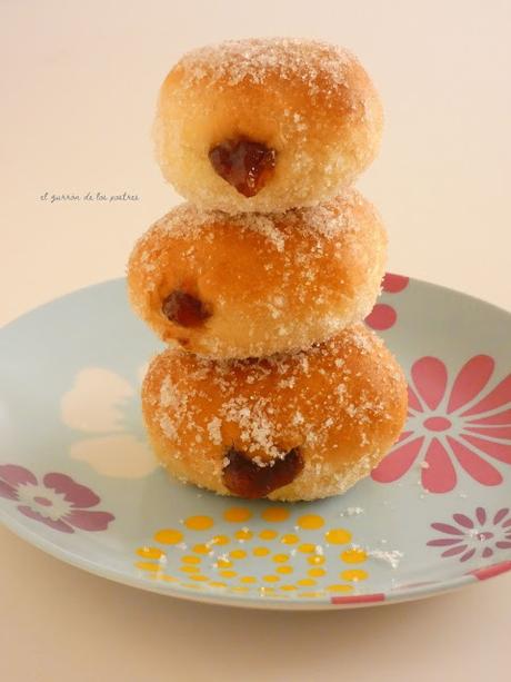 Donuts rellenos al horno Donuts rellenos al horno