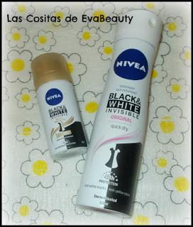 desodorante spray black and white nivea terminados