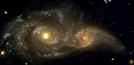 La impresionante instantánea de un Choque Galáctico La impresionante instantánea de un Choque Galáctico