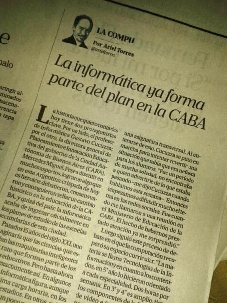 La informática ya forma parte del plan en la CABA