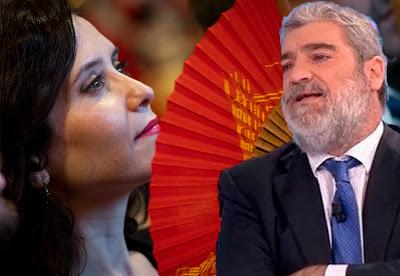 Isabel Díaz Ayuso, al frente de una corte de fanáticos.