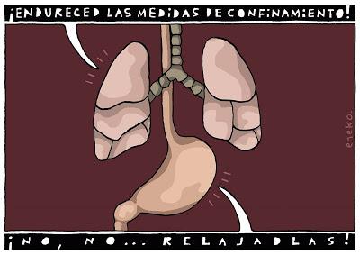 Isabel Díaz Ayuso, al frente de una corte de fanáticos.