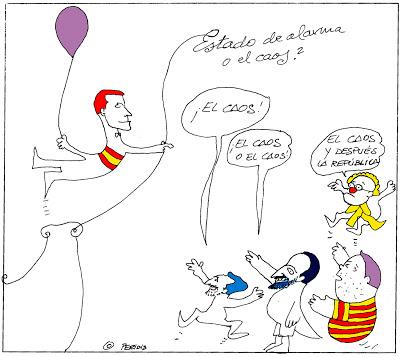 Isabel Díaz Ayuso, al frente de una corte de fanáticos.