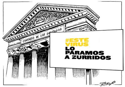 Isabel Díaz Ayuso, al frente de una corte de fanáticos.