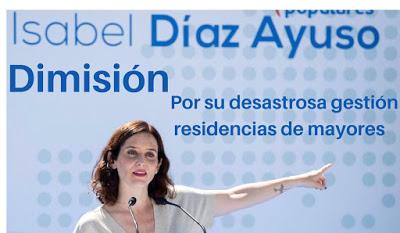Isabel Díaz Ayuso, al frente de una corte de fanáticos.