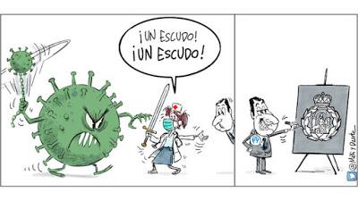 Isabel Díaz Ayuso, al frente de una corte de fanáticos.