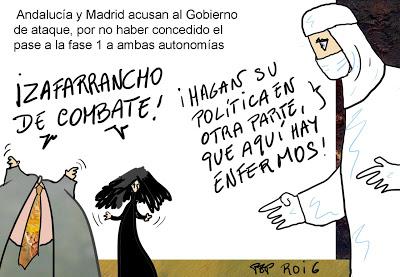 Isabel Díaz Ayuso, al frente de una corte de fanáticos.