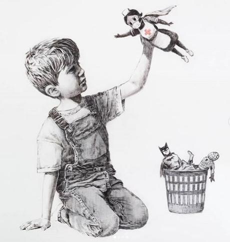 #Encasa ( lo de Banksy.)