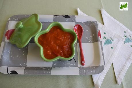 Salsa de Tomates con Mermelada y Pimientos Rojos Salsa de Tomates con Mermelada y Pimientos Rojos
