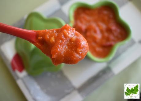 Salsa de Tomates con Mermelada y Pimientos Rojos Salsa de Tomates con Mermelada y Pimientos Rojos