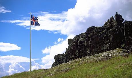 Islandia, su bandera y los Islandia, bandera