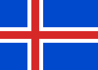 Islandia, su bandera y los Islandia, bandera