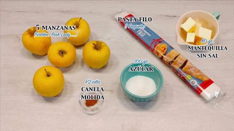 ingredientes tarta de manzana