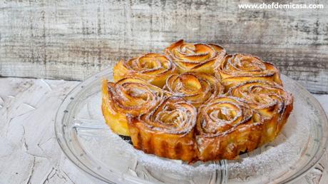 TARTA de MANZANA FÁCIL y RÁPIDA con sólo 5 Ingredientes 😋