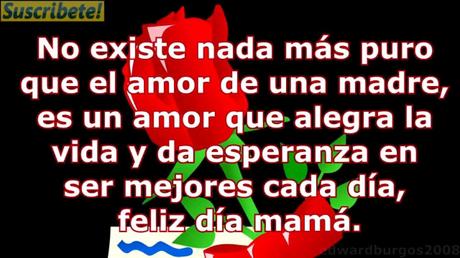 Feliz día de la madre