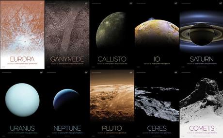 Espectaculares Pósters del Sistema Solar para descargar
