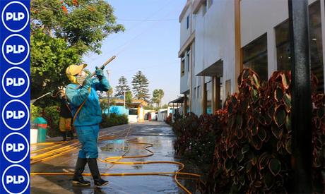 REFUERZAN DESINFECCIÓN DEL HOSPITAL DE HUARAL…
