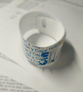 Migrañas: a propósito de un caso. Pulsera paciente