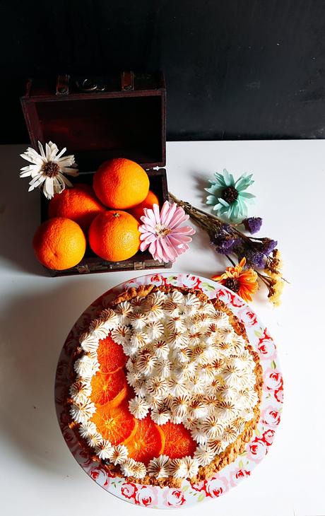 TARTALETA DE CREMA DE NARANJA CON MERENGUE TARTALETA DE CREMA DE NARANJA CON MERENGUE