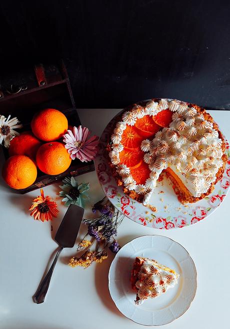 TARTALETA DE CREMA DE NARANJA CON MERENGUE TARTALETA DE CREMA DE NARANJA CON MERENGUE